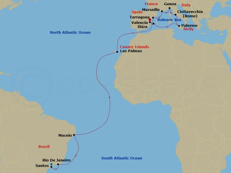 Cruise Map