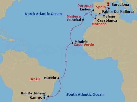 Cruise Map