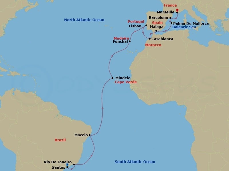 Cruise Map
