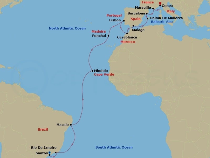 Cruise Map