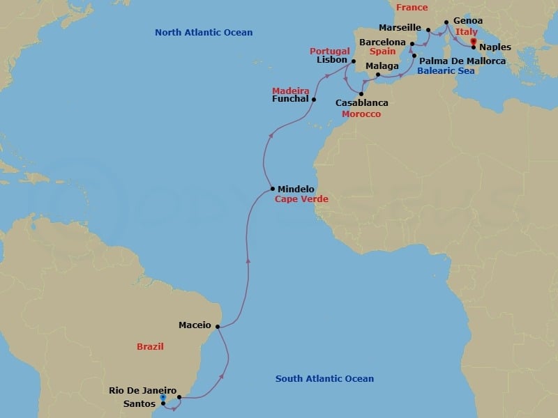 Cruise Map