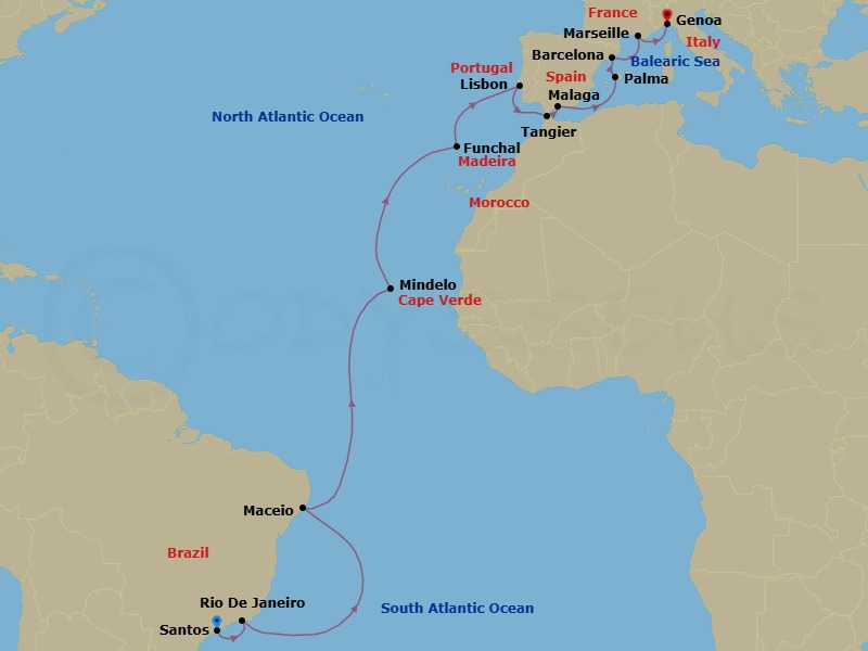Cruise Map