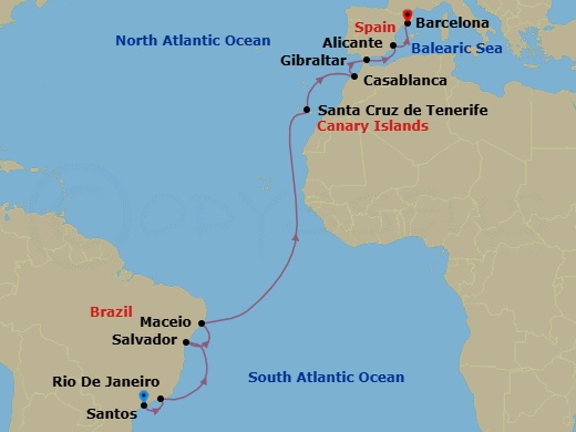 Cruise Map