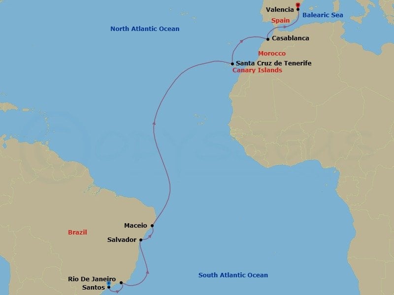 Cruise Map