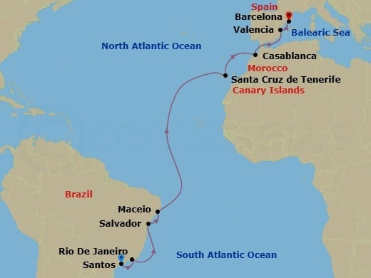 Cruise Map