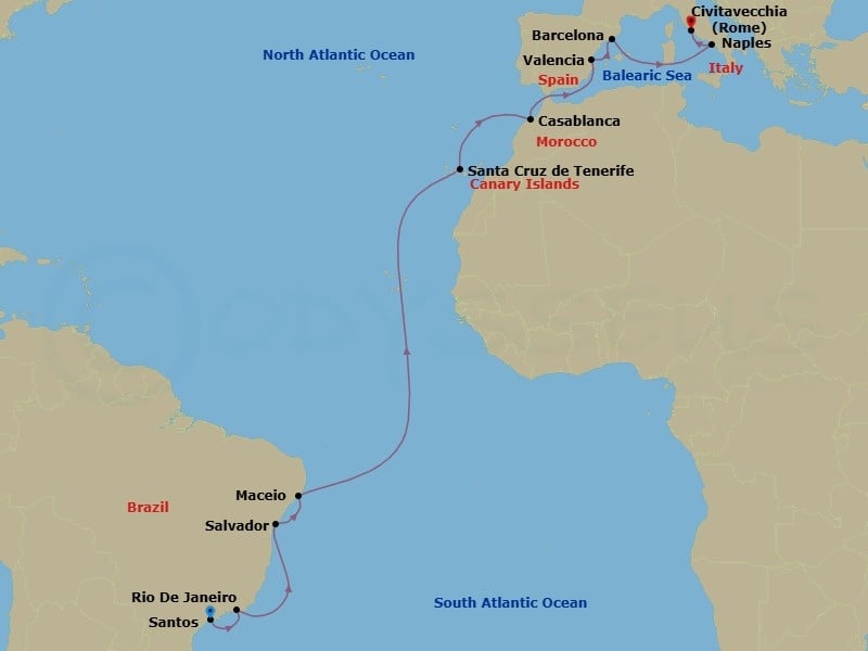 Cruise Map