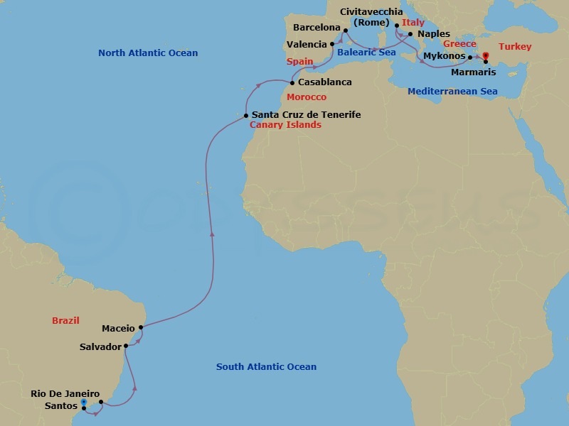 Cruise Map