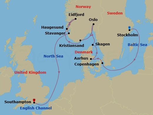 Cruise Map