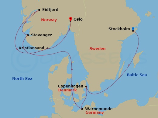 Cruise Map