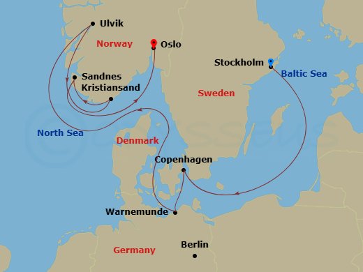 Cruise Map