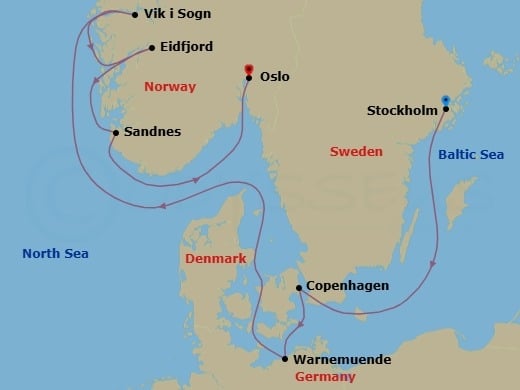 Cruise Map