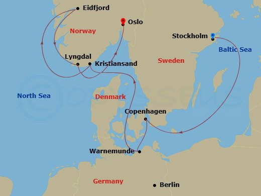 Cruise Map