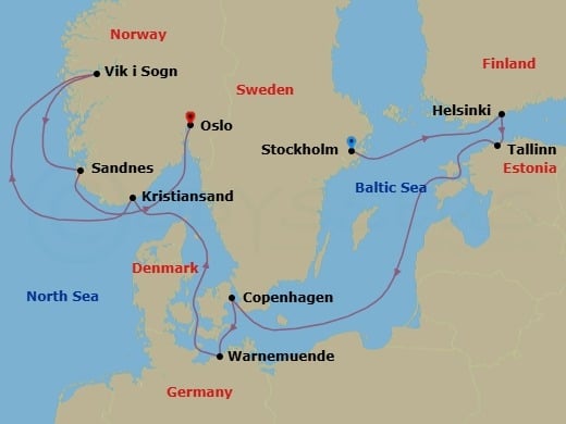 Cruise Map