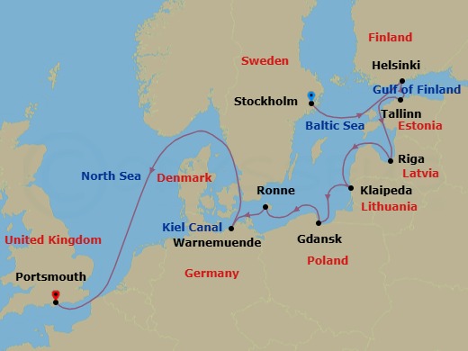 Cruise Map