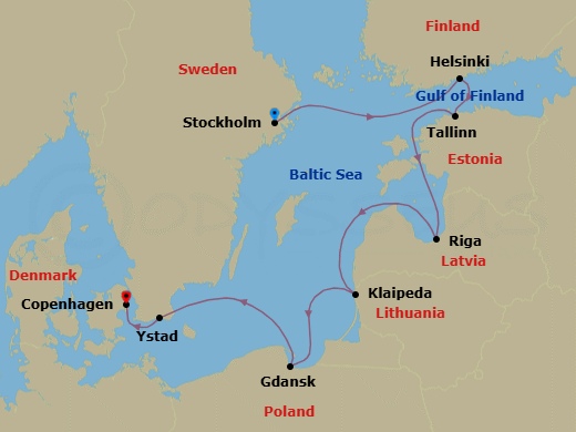 Cruise Map