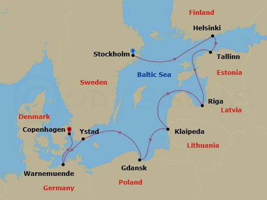 Cruise Map