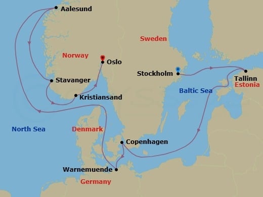 Cruise Map
