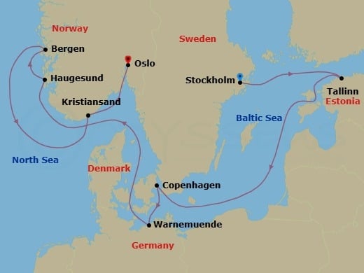 Cruise Map