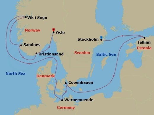 Cruise Map