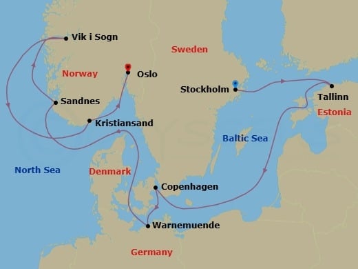 Cruise Map