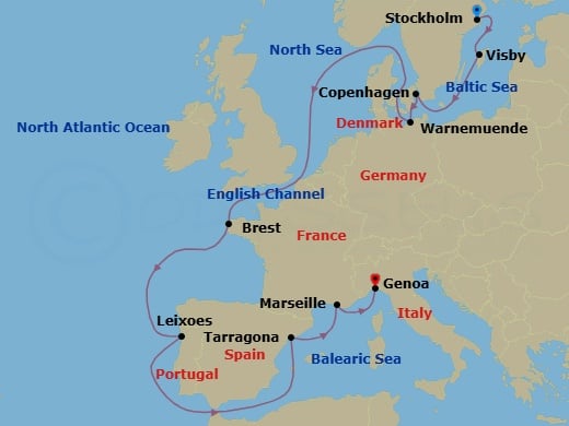 Cruise Map