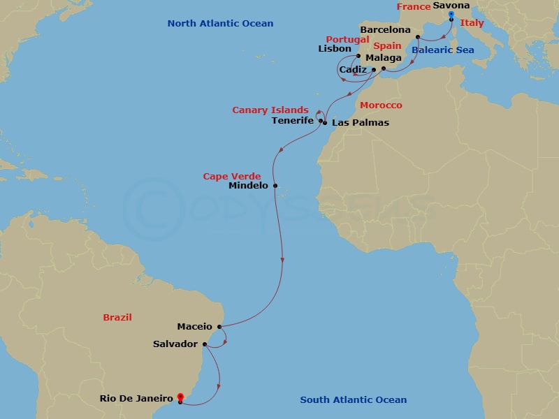 Cruise Map