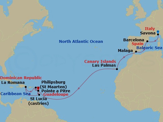 Cruise Map