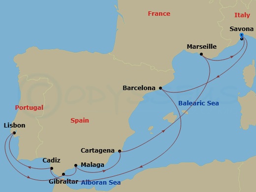 Cruise Map