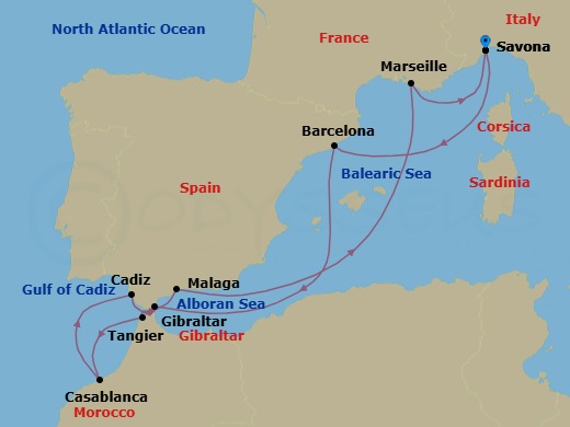 Cruise Map