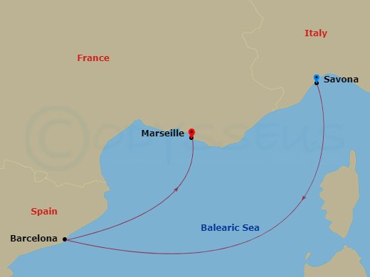 Cruise Map