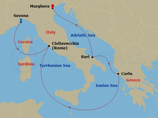 Cruise Map