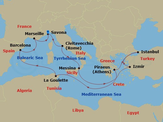 Cruise Map