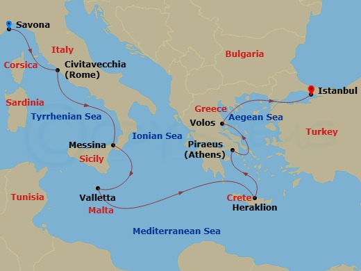 Cruise Map