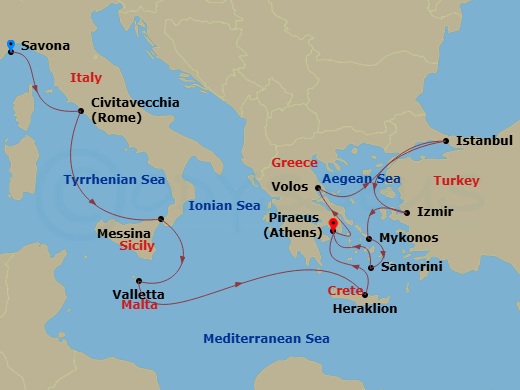 Cruise Map