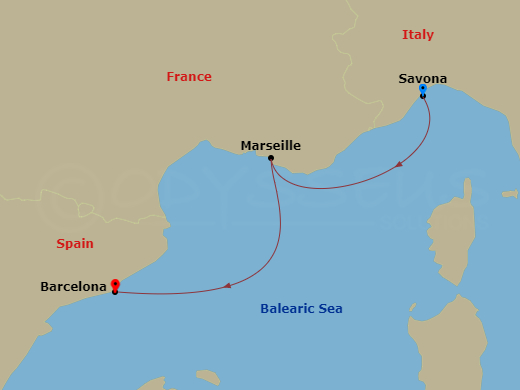 Cruise Map