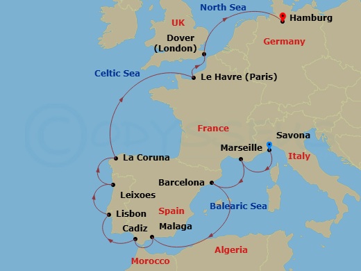 Cruise Map