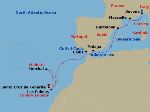 Cruise Map