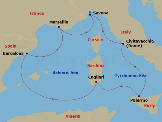 Cruise Map