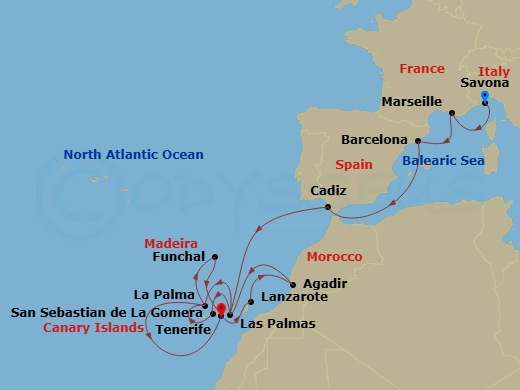 Cruise Map