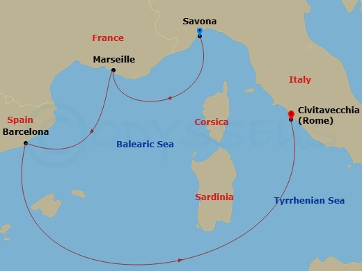 Cruise Map