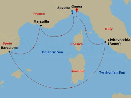 Cruise Map