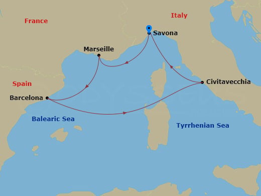 Cruise Map