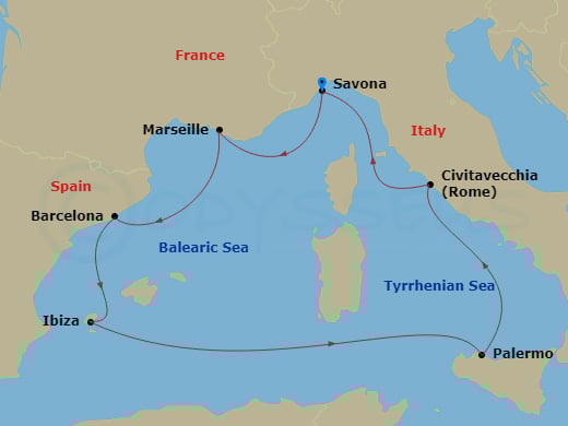 Cruise Map