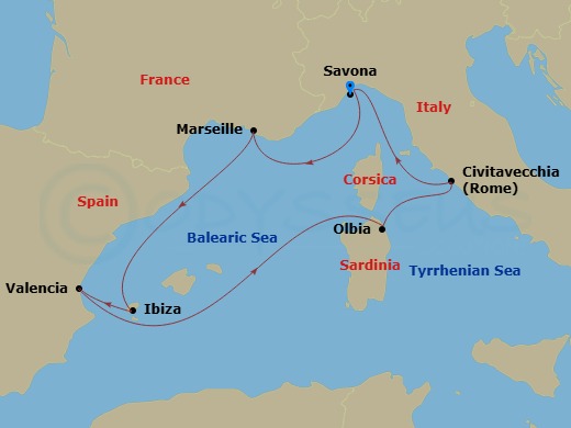 Cruise Map