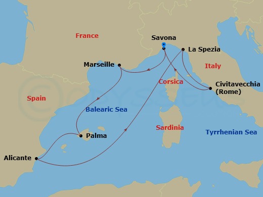 Cruise Map