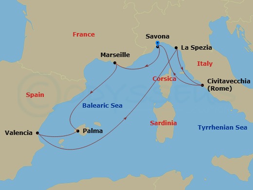 Cruise Map