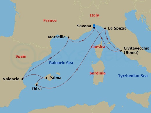 Cruise Map