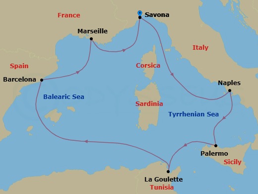 Cruise Map