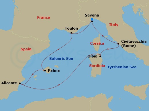 Cruise Map