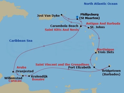 Cruise Map